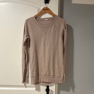J. Crew Women's Long Sleeve Tee - Beige